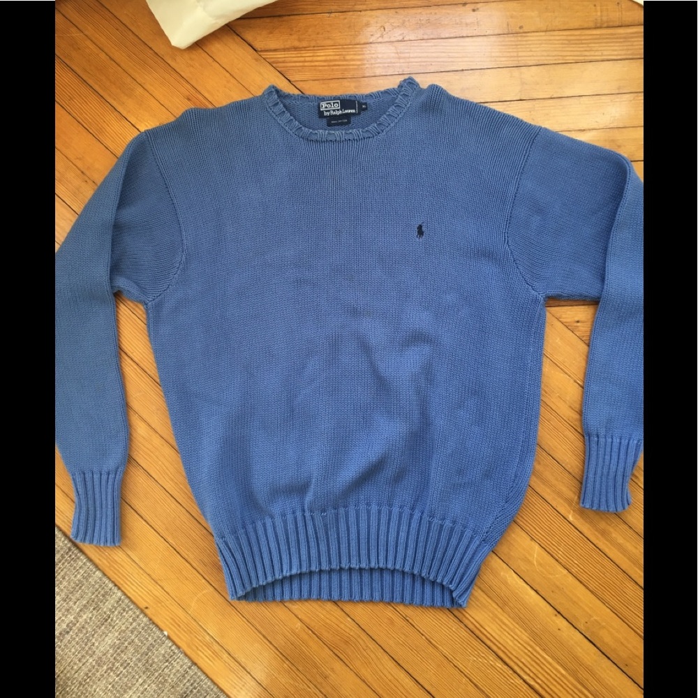 Polo Ralph Lauren crew neck sweater blue size XL